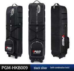 PGM Foldable Wheeled Golf Bag with
