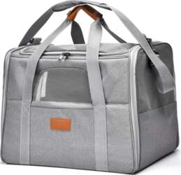 Portable Foldable Cat Backpack: Breathable, Handheld