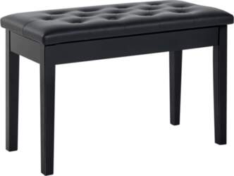 PU Leather Upholstered Piano Stool Makeup