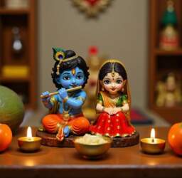 Radha Krishna statuīte dāvanai | 9