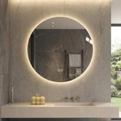 Round LED Bathroom Mirror 80 cm