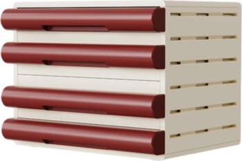 Small File Cabinet 4 Layer Drawer