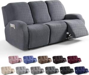 Split Recliner Sofa Cover Elastic Spandex