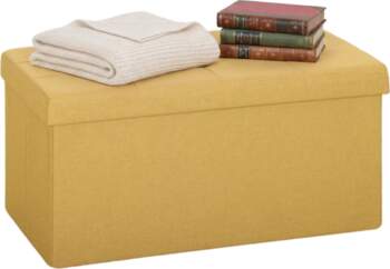 Storage Pouffe, Folding Storage Bench 84