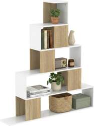 Storage shelf, geometric bookcase with 5