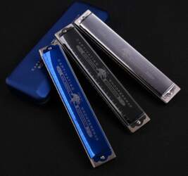 Swan 24-Hole Harmonica, C Key, Double