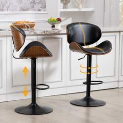 Swivel Bar Stools, Set of 2