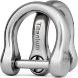 TISUR Keyring Titanium Mini D-Ring Key