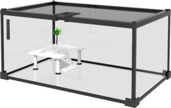 Turtle Aquarium With Resting Platform Sliding