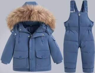 Two Pcs Set Children Winter Down