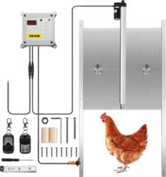 VEVOR Automatic Chicken Coop Door, Timer