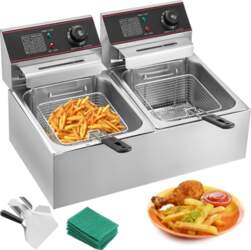 VEVOR Double Deep Fat Fryer Large