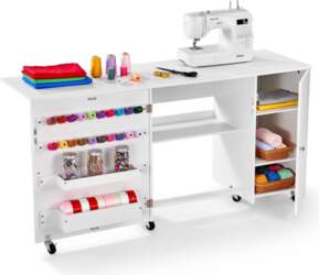 VEVOR Folding Sewing Table, Multipurpose Sewing