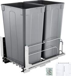 VEVOR Pull-Out Trash Can, 50 QT