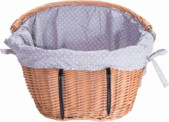 Wicker Bicycle Basket For The Front