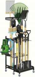 Workshop organizer stand for garden tools
