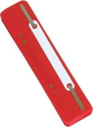 Project File binding clip, red (25vnt