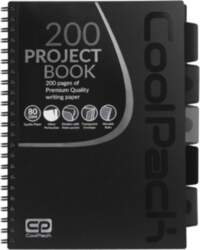 Spiral note book A4 Coolpack Black