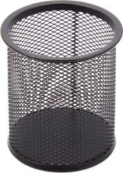 Pencil case Forpus, round, black, empty