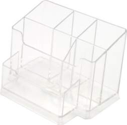 Pencil case Forpus, transparent, empty, section