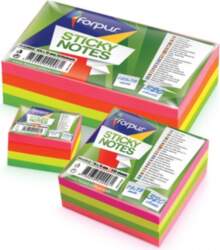Sticky Notes Forpus, Neon, 75x75mm, assorted