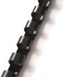 Plastic combs 14mm, black, (100 pcs