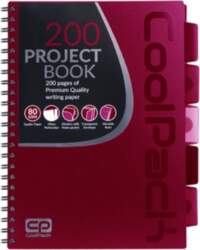 Spiral note book A4 Coolpack Red