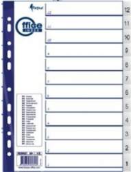 Separation sheets Forpus A4, 12-1 numbers