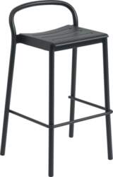 Muuto Bāra taburete Linear melna 75