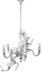 Seletti Lustra Monkey balta