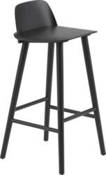 Muuto Bāra taburete Nerd melna 75