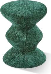 Polspotten Taburete Zig Zag Soft, zaļš