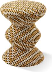 Polspotten Taburete Zig Zag Soft, okers