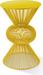 Polspotten Taburete Wired Ball, amarillo