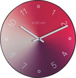 NeXtime Sienas pulkstenis Gradient sarkans