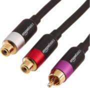 Amazon Basics RCA audio kabeļa Y
