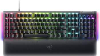Razer BlackWidow V4 (Green Switch), Melna