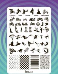 Stamping plate #12