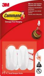 COMMAND Āķis 3M Command T17082C, balta