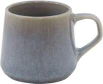 DOMOLETTI Krūzīte Domoletti Grey Shell, pelēka