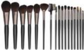 MIMO Makeup Brush Set Black 18