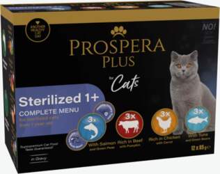 Prospera Plus, Cat Pouch Sterilized 1+