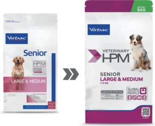 Virbac HPM Senior Dog Large &