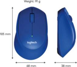 LOGITECH M330 KLUSS PLUS ZILS -