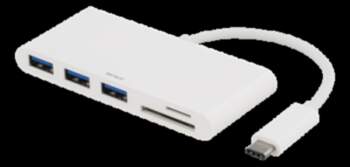 USB-C HUB DELTACO, USB 3.1