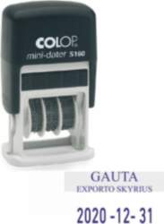 Zīmogs COLOP datumu numerators Mini-Dater S160