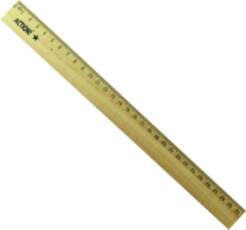 Lineāls, koka, 30cm 200-14848