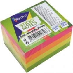 Sticky notes Forpus, Neon, 50x40mm, assorted