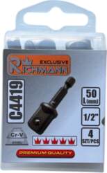 Adapteris 1/2", Richmann, 4 gab.