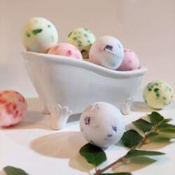 Mini bolas de baño "Spring